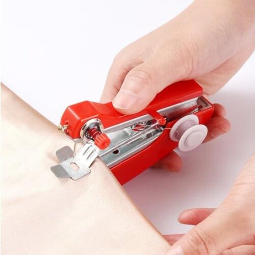 Multifunctional Sewing Machine MIni Portable Sewing Machine Handheld Tailoring Machine DIY Apparel Sewing Supplies For Travel