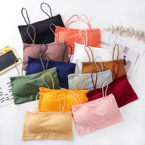 Underwear For Women Bra Womens Tube Top Push Up Wireless Seamless Vest Thin Brassiere Beautiful Back Bralette Sexy Girl Sling