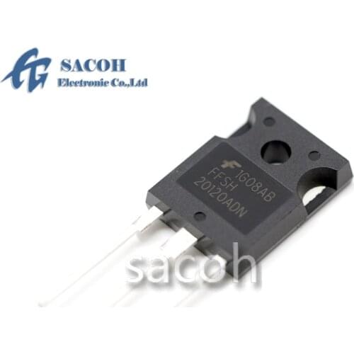 New 5PCS/Lot FFSH20120ADN or FFSH10120ADN FFSH15120ADN FFSH30120ADN FFSH40120ADN TO-247 20A 1200V Silicon Carbide Schottky Diode