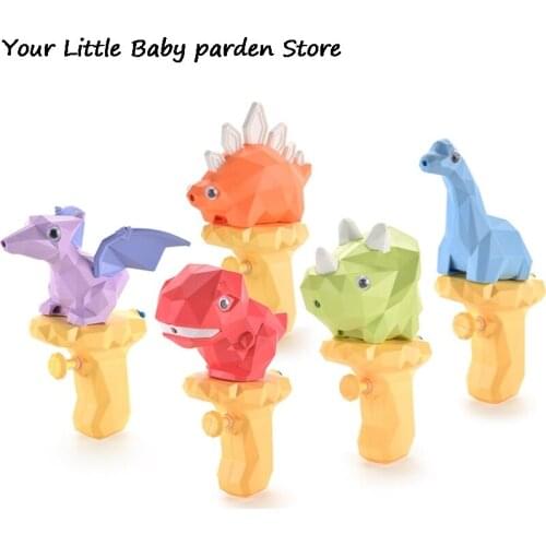 New Cartoon Dinosaur Water Guns Toys Kids Squirt Gun For Summer Beach Swimming Pool Gun Portable