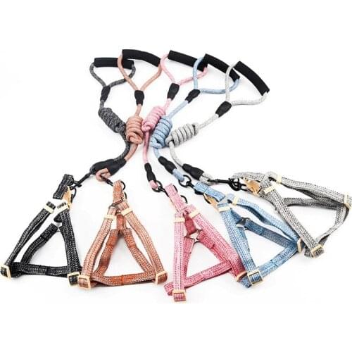 Pet Breastback Leash Harness For Dog Leash For Walking Dog Vest Leash Collar Dog Collar Pet Supplies dog collars dog seat belt