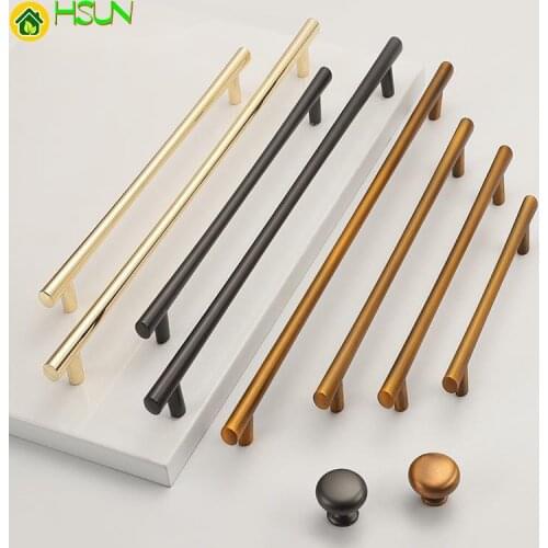 Nordic wardrobe door handle cabinet zinc alloy handle cabinet drawer single hole handle hardware door handle