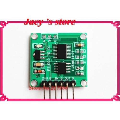 Thermal resistance transfer voltage 0-5V to 0-10V PT1000 linear conversion temperature transmitter module , module