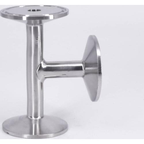 12.7/19/25/32/38/45/51mm Pipe OD 0.5" 1.5" 2" Tri Clamp Tee 3 Way Connector Sanitary Pipe Fitting SUS304/316 Stainless Homebrew