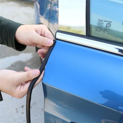 5M universal built-in steel disc car door anti-collision strip for Volkswagen Skoda Octavia Fabia Rapid Superb Yeti Roomster