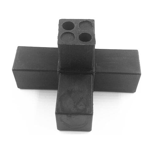 Inside 22mm Shelf Display Rack Connecting Corner Fasteners Four-way Plastic Square Tube Three-dimensional Pipe Connector