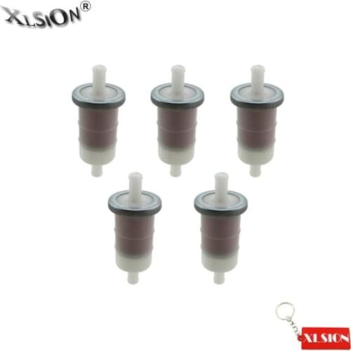 XLSION Aftermarket 5Pcs/Pack 3/8" Fuel Filter For Honda OEM 16900-MG8-003 400 600 900 800 1200 1500
