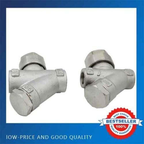Y Type Screw Stainless Steel Thermal Power Disc Type Steam Trap