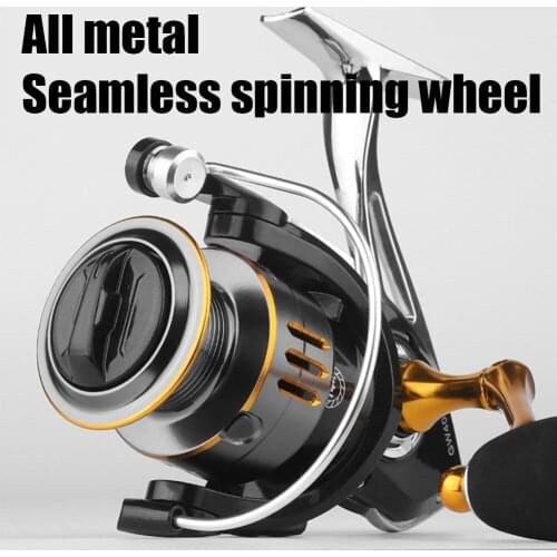 8kg Max Drag Fishing Reel for Freshwater 5.2/1 Speed Ratio Metal Line Cup Spool Lure Spinning Wheel Fishing Tackle Accessories