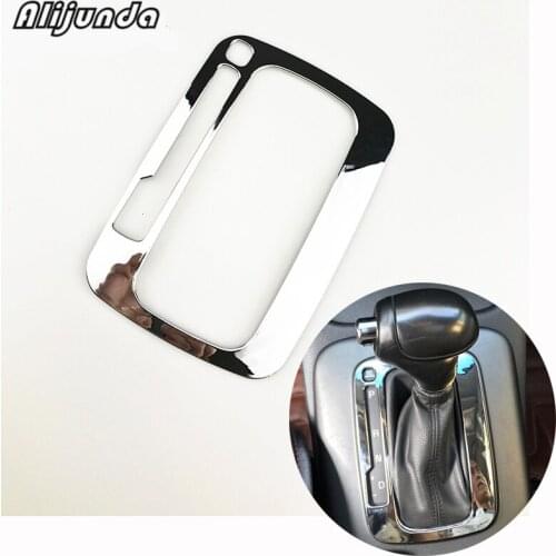 ABS Chrome Gear Shift Panel Cover Highlight Car Gears Knob Decoration Sticker For Kia K3