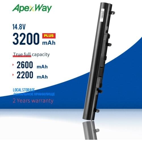 Apexway 14.8V Laptop Battery For Acer Aspire V5 V5-431 V5-471 V5-531 V5-571 AL12A32 V5-431G V5-551-8401 V5-571PG MS2360