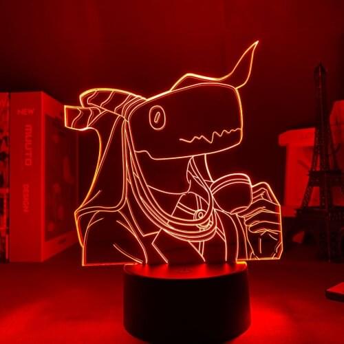 Anime 3D Lamp The Ancient Magus Bride Elias Ainsworth Led Night Light for Bedroom Decor Colorful Nightlight Gift
