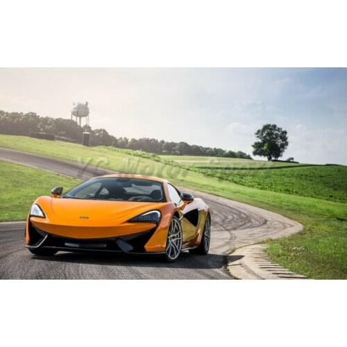 Car Accessories Carbon Fiber OEM Style Front Bumper Lip & Top Cover Fit For 2016-2017 McLaren 570S Front Lip Splitter