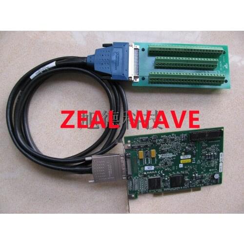 Used NI PCI-6221 Card Set B PCI-6221 SHC68-68-EPM CB-68LPR