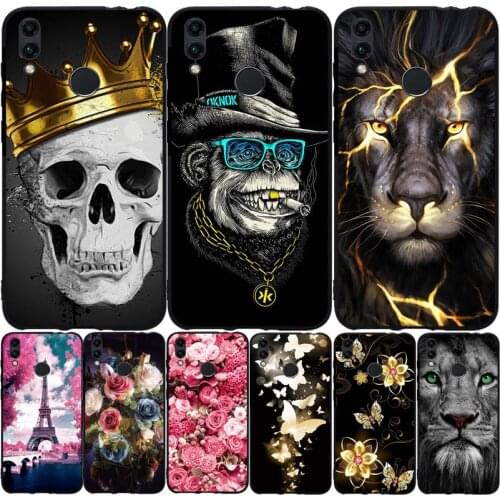 For Huawei Honor 8C Case Cover Soft Silicone Patterned Honor 8c Phone Protective Back Case For Huawei Honor 8c 8 c Cases Bumper