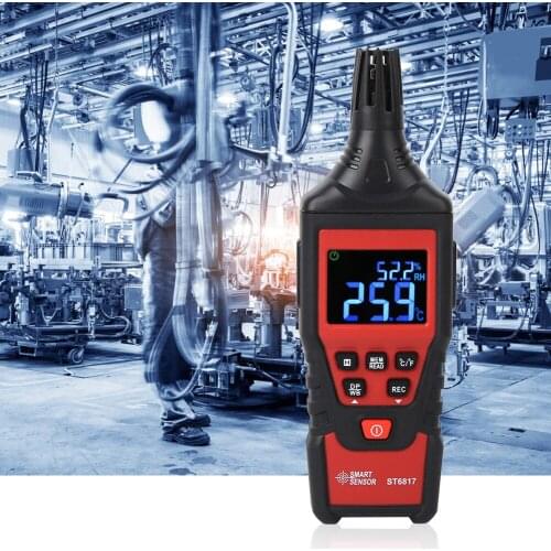 ST6817 Thermometer Hygrometer LCD Digital Hygro-thermometer Temperature Humidity Meter Gauge Tester