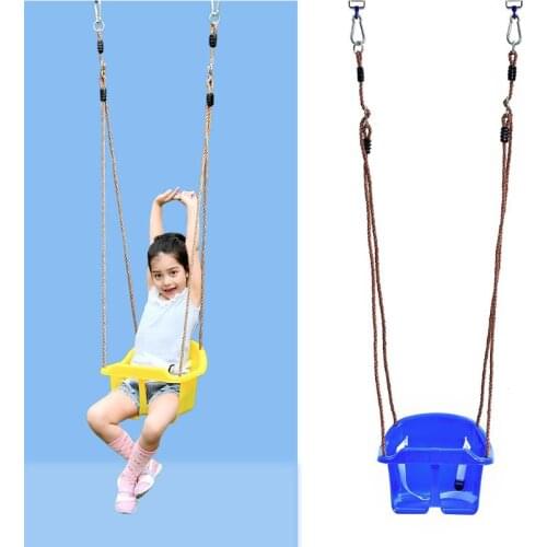 Kids Plastic Rope Swing Seat With Rope & Mounting Rings 77HD
