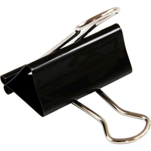 DL Effective long tail clip 9542 Black Wallet / dovetail clip / desktop office 12 41mm Exquisite office supplies