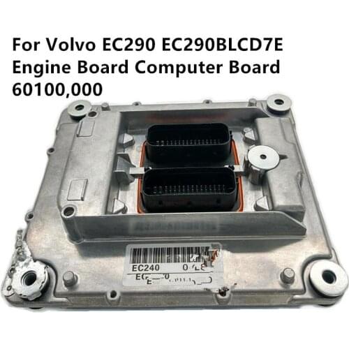 For Volvo EC290 EC290BLC D7E Engine Board Computer Board Circuit Board 60100,000 High Quality Excavator Accessories