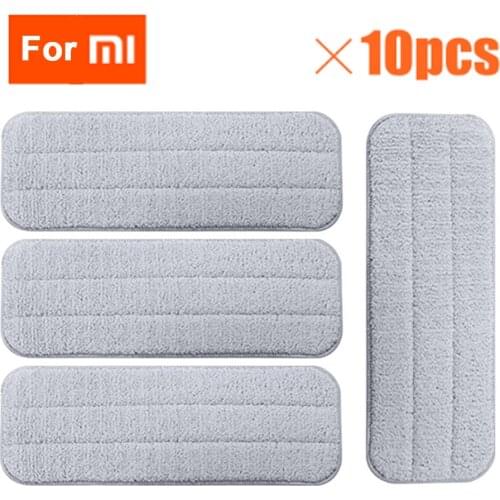 For Xiaomi Mijia Deerma Replace Mop for Mi Mijia Water Spray Mop 360 Rotating Cleaning Cloth Head Wooden Carbon Fiber Cloth C2