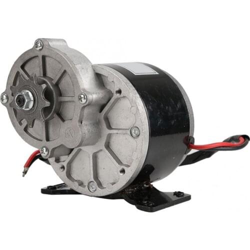 Durable 12V 250W Gear Reduction Electric Motor with 9 Tooth Sprocket Brushed DC Motors Reductor For Electric Bicycle Accessory