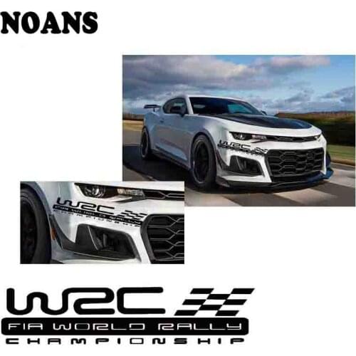 Cool For VW polo passat b5 b6 Mazda 3 6 cx-5 Toyota corolla Ford focus 2 WRC Racing Sticker Car Bumper Body Decorative Decal