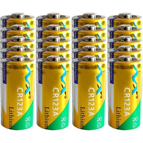 20PCS Original NX CR123A CR123 123A CR 123 A123 CR17345 16340 3V Lithium Battery for Camera Flashlight dry primary cell