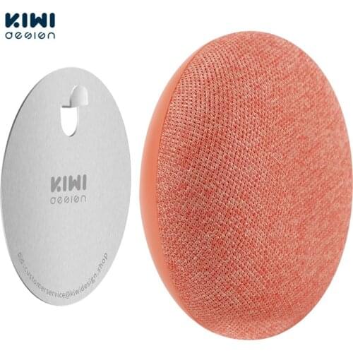 KIWI design Adhesive Metal Hook For Google Nest Mini (2nd gen) Screwless Wall Mount Google Nest Mini Sliver Sticker Hook