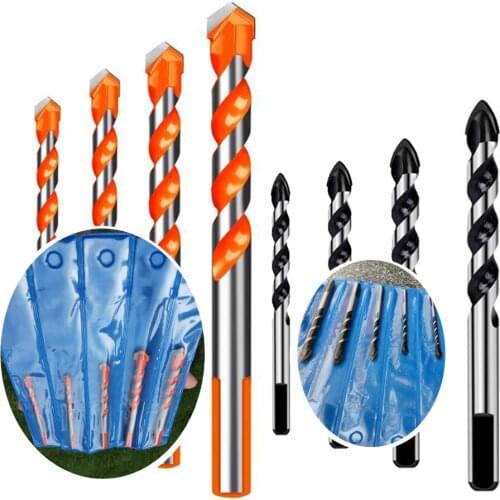 10 or 5Pcs Multi-functional Glass Drill Bit Set for Tile Concrete Brick Glass Plastic Wood Stone