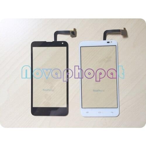 Novaphopat 5 inch Black/White Touchscreen For FLY IQ4514 EVO Tech 4 Touch Screen Digitizer Sensor Panel Screen Replacement