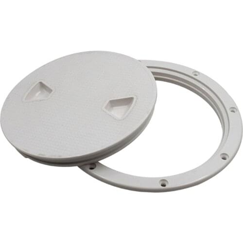 Boat Detachable 8" Deck Inspection Access Hatch For Marine Water Tight White