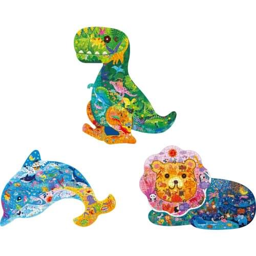 Jigsaw Puzzle Lion Puzzle Board Set Toy Interesting Puzzles For Adults Kids Christmas Gifts Educational Games Toys Landmark