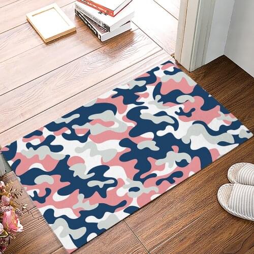 Popular Color Camouflage Abstract Entrance Doormat Floor Mats for Living Rooms Anti-slip Kitchen Bathroom Rugs