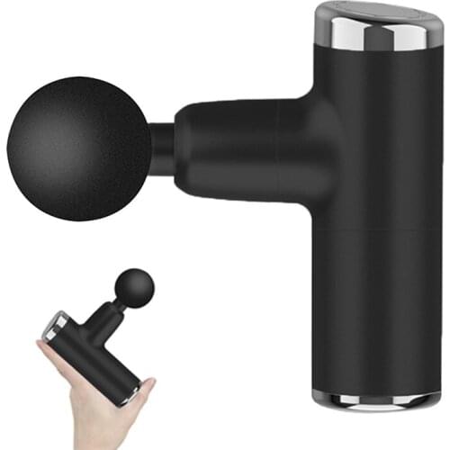 Portable Mini Electric Massage Gun Muscle Light Hold Fascial Gun Body Massager Deep Tissue Small Fitness Acid Relief Pain Relax