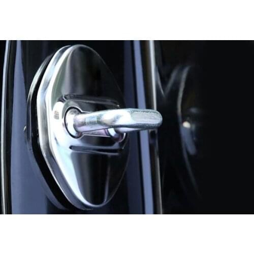 Luxurious ABS Chrome The door locks are decorated with decorative strips For Honda CRV 2017