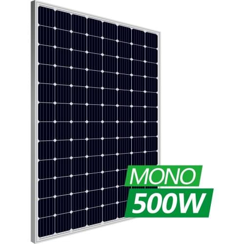 Biggest 25 years warranty 48 volt monocrystalline 500w solar panels
