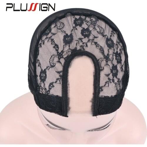 U Part Wig Caps For Making Wigs Breathable Hair Net Wig Accessories Plussign Professional Wig Making Tools Dome Cap
