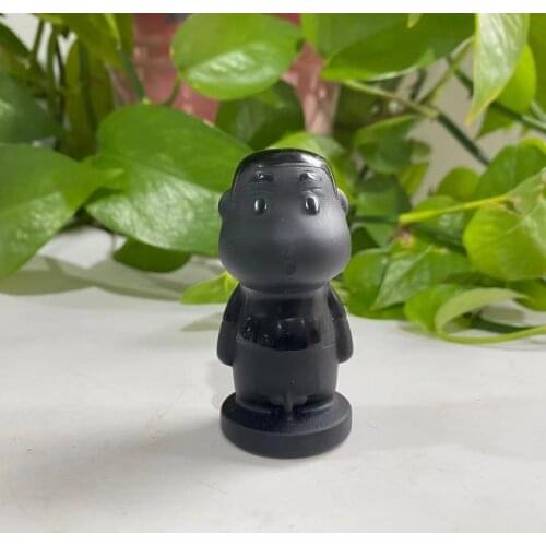 Free Shipping Desktop Home Decoration Living Room Bedroom Decoration Black Obsidian Ornaments Gifts ZLF