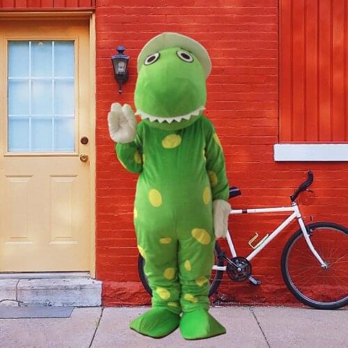 High quality Dorothy the Dinosaur Mascot Costume terms head material Halloween party fancy dress mascotte costumes