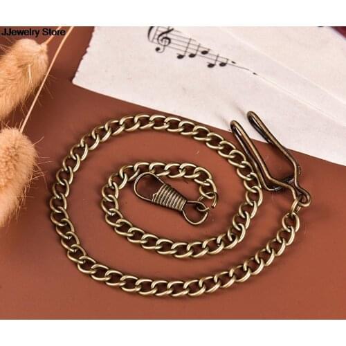 1 x Watch Chains Chain For Antique Quartz Vintage Pocket Watch Bronze Alloy Pocket