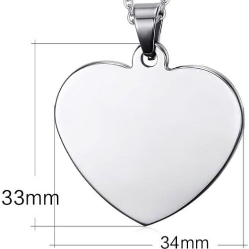Lot 12pcs in bulk Choose size 33mm/ 22mm Jewelry both polished Stainless steel Lover Heart sweet Pendant Charms DIY no any chai
