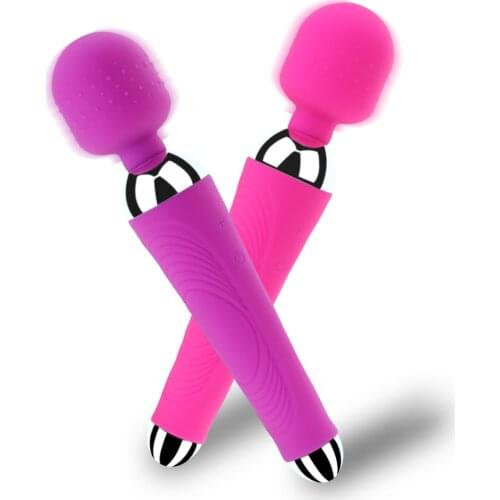 20 Speeds Powerful Vibrators Magic Wand Body Massager Erotic Sex Toy for Woman Clitoris Stimulate Female Masturbator Sex Product