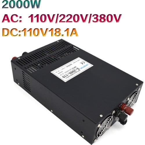 2000W110V18.1A high power switching power supply 24V2000W automation equipment supporting power supply S-2000-24