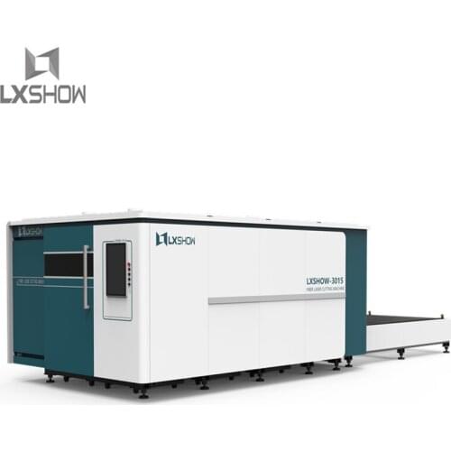 3000W laser cutting machine with protect cover for plate metal cutting