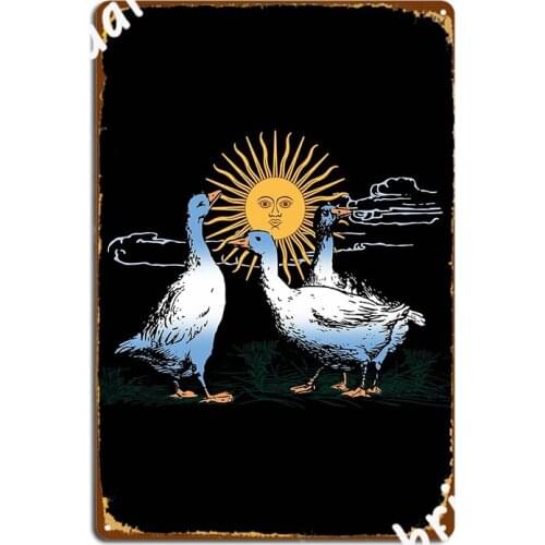 Argentina Geese Metal Plaque Poster Wall Plaque Printing Pub Cinema Tin Sign Posters