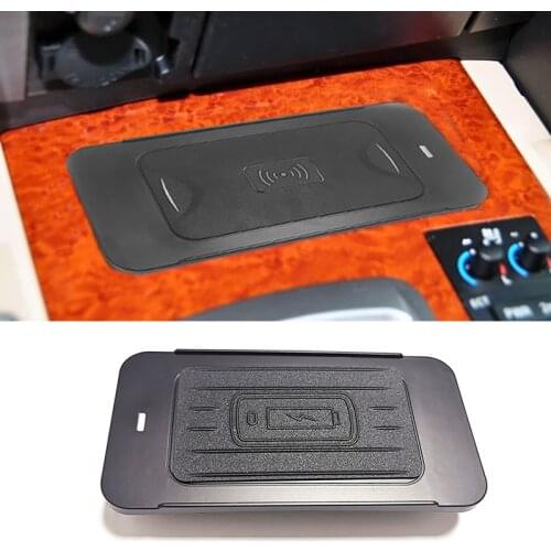 For Toyota Land Cruiser 2010 2011 2012 2013 2014 2015 15W QI wireless charger fast phone charger charging plate charging holder