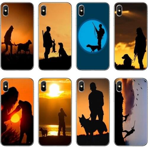 Hunter Dog hunting sunset Phone Case Back Cover For Huawei Honor 20 10i 9X 10 Lite 8S 8C 8X 7C 7X 7A 6C Pro 6 6A 6X 5C V10