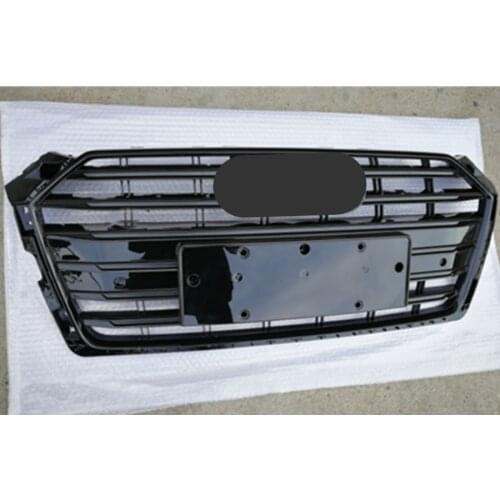 Black Car Front Bumper Grille Grill for Audi A5/S5/B9 2017 2018 2019 Racing Grills car accessories