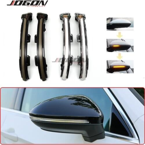 LED Dynamic Turn Signal Light Car Rear View Mirror Sequential Blinker For VW Golf 7 VII MK7 MK7.5 2014-2019 Touran