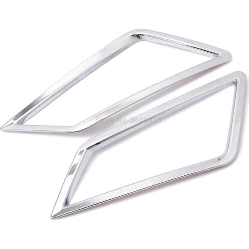 For Skoda Kodiaq 2016 2017 2018 Exterior Refit Accessories ABS Chrome Front Foglight Cover Trim Decorative Frame Anti-scratch